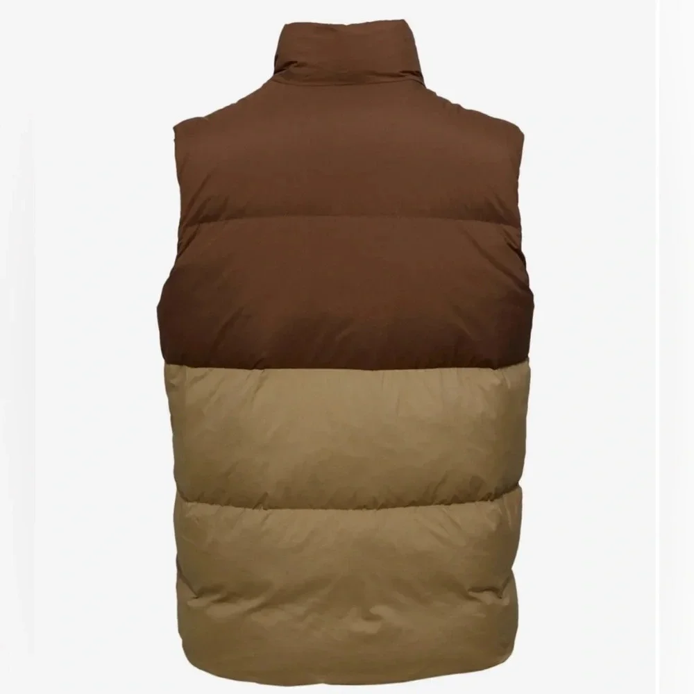 NWT Men’s Prana Timber Trail Vest Shire Colorblock Duck Down/Feather Fill